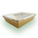 Bio Speisebox "Crystal" mit Flachdeckel 400 ml 450 Stück
