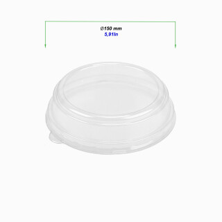 Plastik Deckel Domdeckel für Salatschale 150 mm 50 Stück