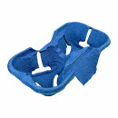 Bio Becherhalter für Pappbecher Für 2 Becher 150 Stück Blue