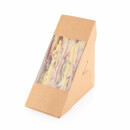 Bio Speisebox mit Fenster "DO-Sandwich" 60 mm breit 700 Stück