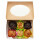 Bio Speisebox mit Fenster "DO-Muffin" 4250 ml 25 Stück