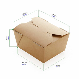 Bio Speisebox "DO-Foldbox" 600 ml 450 Stück