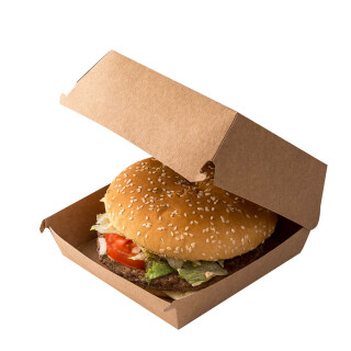 Hamburger Box BURGER-DO. 50 Stück Kraft M