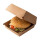 Bio Burger-Box "DO-Burger Kraft" Größe L 150 Stück