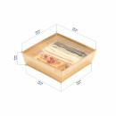Bio Speisebox mit transparentem Deckel "DO-Universal Kraft" 550 ml 50 Stück