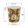 Bio Einwand-Pappbecher "Coffee" 100 ml (3 oz) 1000 Stück