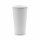 Bio Einwand-Pappbecher "Plain White" 500 ml (20 oz) 50 Stück