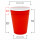 Einwand-Pappbecher "Red" 300 ml (12 oz) 50 Stück