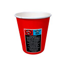 Bio Einwand-Pappbecher "Red SL" 185 ml (8 oz) 1 Stück