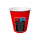 Bio Einwand-Pappbecher "Red SL" 185 ml (8 oz) 1 Stück