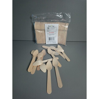 Bio Einweg-Teelffel aus Holz 110 mm