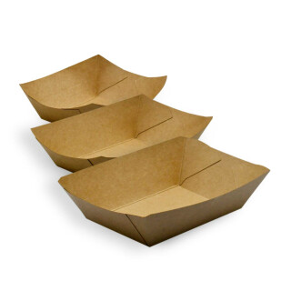 Snackschale aus Pappe (Mitnahmeschale) K-Kraft