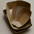 Snackschale aus Pappe (Mitnahmeschale) "Kraft-S" 170 ml 1000 Stück