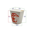 Bio Asia-Box, Döner-Box "Red Dragon" 900 ml 360 Stück