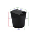 Bio Asia-Box, Döner-Box "Black" 500 ml 480 Stück