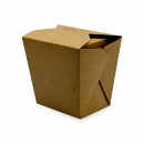 Bio Asia-Box, Döner-Box "Kraft Quadrat" 700 ml 50 Stück