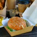 Bio Burger-Box "Kraft" 200 Stück
