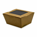 Bio Speisebox mit Fenster "Kraft" 830 ml 50...