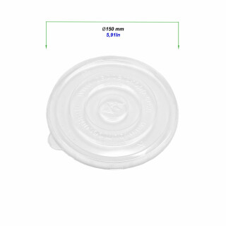 Plastik Deckel für Salatschale 150 mm 100 Stück