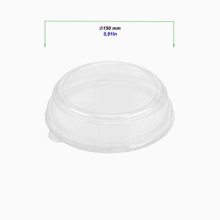 Plastik Deckel Domdeckel für Salatschale 150 mm 500 Stück