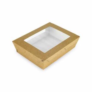 Bio Speisebox "DUOBOX Window" 1000 ml 200 Stück