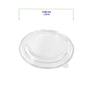 Plastik Deckel fr Suppenbecher/Salatschale 184 mm 300 Stck