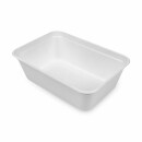 Bio Speisenschale Rechteckig aus Zuckerrohr 650 ml 50 Stück