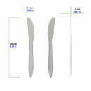 Bio Einweg-Messer aus Maisstärke "DLD-01" 160 mm 100 Stück