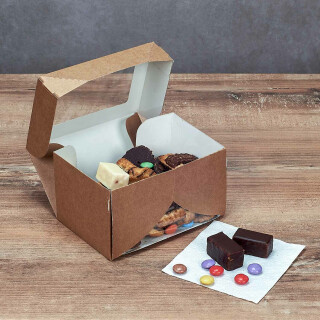 Essensschachtel, Süßigkeiten-Box CandyBox Windows 1200 ml 50 Stück