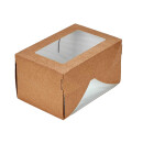 Bio Speisebox / Süßigkeitenbox "CandyBox Windows" 1200 ml 250 Stück