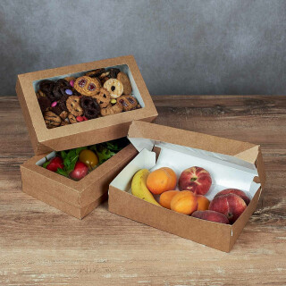 Essensschachtel, Süßigkeiten-Box CandyBox Windows 1900 ml 50 Stück