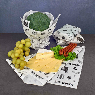 Rollenpapier, Einschlagpapier, Backerseide Food-Meat  35 cm. 10 Kg.