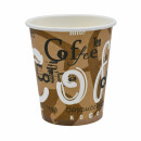 Bio Einwand-Pappbecher "Coffee" 185 ml (8 oz) 1 Stück