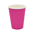 Bio Einwand-Pappbecher "Pink" 300 ml (12 oz) 1 Stück
