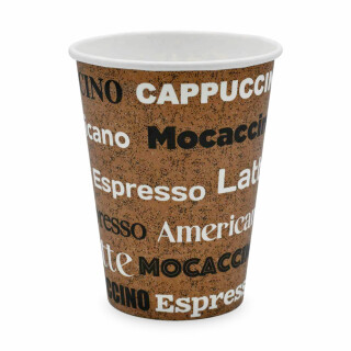 Bio Einwand-Pappbecher Neo Coffee 300 ml. (12 OZ) 50 Stück