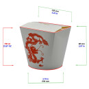Bio Asia-Box / Döner-Box "Red Dragon" 700...