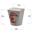 Bio Asia-Box / Döner-Box "Red Dragon" 900 ml 1 Stück