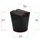 Bio Asia-Box / Döner-Box "Black" 500 ml 1 Stück