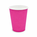 Bio Einwand-Pappbecher "Pink" 300 ml (12 oz) 50...