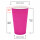 Bio Einwand-Pappbecher "Pink" 400 ml (16 oz) 50 Stück