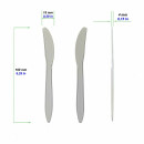 Bio Einweg-Messer aus Maisstärke "DLD-01" 160 mm 1 Stück