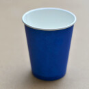 Bio Einwand-Pappbecher "Reflex Blue" 250 ml (9 oz) 50 Stück
