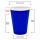 Bio Einwand-Pappbecher "Reflex Blue" 300 ml (12 oz) 50 Stück